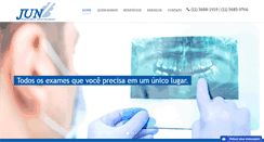 Desktop Screenshot of junradiologia.com.br